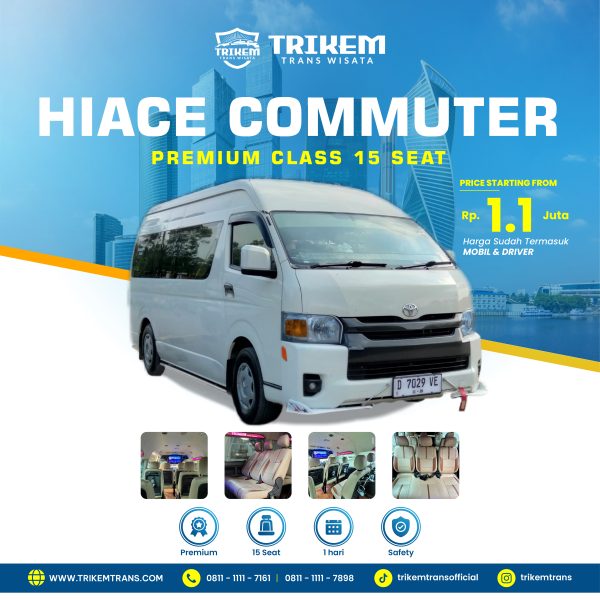 HIACE COMMUTER 15 SEAT + DRIVER