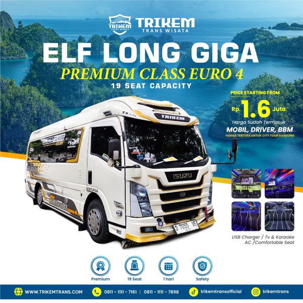 ISUZU ELF LONG GIGA 19 SEAT + DRIVER